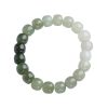 Natural Hetian Jade Buddha Beads Bracelet Single Circle Gradient