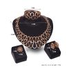 Fashion Creativity Alloy Diamond Necklace Jewelry Set