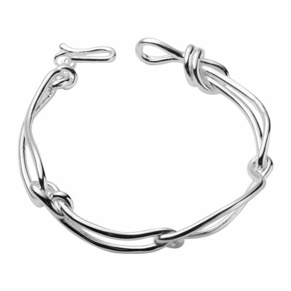 Hollow S925 Silver Plated Bracelet For Women