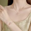 Koi Peace Buckle Necklace Women's Sterling Silver Pendant