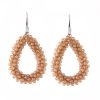 Drop-shaped Glass Crystal Earrings