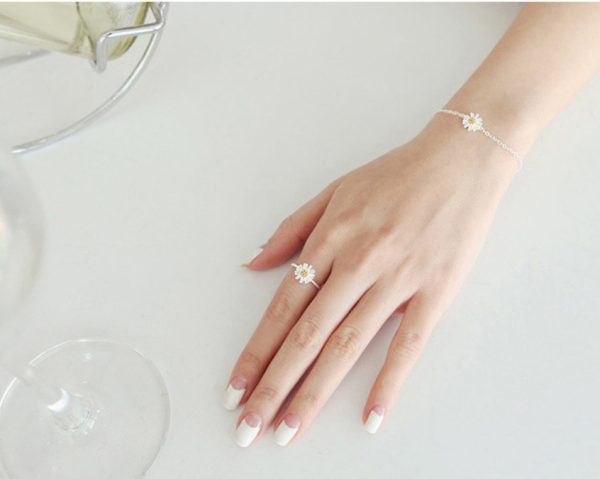 Women's Fashion Personality SUNFLOWER Adjustable Ring