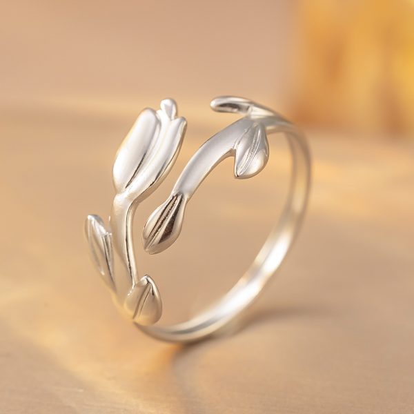 Open Adjustable Ring Retro Simple High-grade Titanium Steel Love