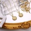 f2f53dd3-e3b5-4b4f-9ac6-cd9a70638a88.jpg Letter Accessories Double-layer Round Zinc Alloy Necklace