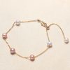 Starry Sky Colorful Small Pearl Bracelet For Girls Simple Style