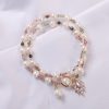 Strawberry Quartz Bracelet Double Layer Fairy Style