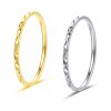 Korean Style Titanium Steel Simple Couple Ring