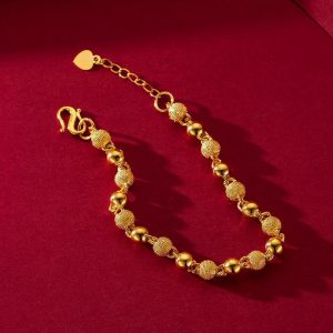 Solid Light Sand Beads All-match Bracelet Women