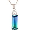 f44bc1bc-6403-447e-80f8-e8ff0d5f6777.jpg Light Extravagant Love Heart Diamond Square Pendant Necklace