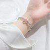 Natural Moonstone Single Circle Handmade Bracelet
