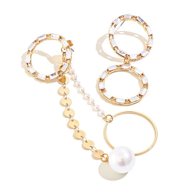 Big Circle Long Korean Temperament Earrings