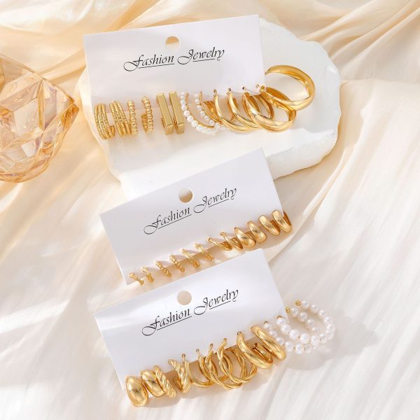 Women's Fashion Creative Personalized Earrings Suit