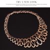 Fashion Creativity Alloy Diamond Necklace Jewelry Set