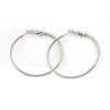 European And American Fashion Stainless Steel Earrings Big Circle Shrimp Male Buckle Earrings Female Jewelry