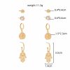 Fashion Women's All-match Butterfly Alloy Stud Earring Set