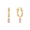 Cassidy Diamond Hoops