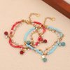 Titanium Steel Beaded Multi-layer Crystal Bracelet String