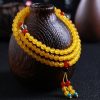 108 Beads Agate Jewelry Gift Necklace Crystal Canary Stone Bracelet