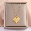 Loving Heart Zircon Openable Pendant Necklace