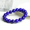 Natural Grade 7A Lapis Lazuli Ball Bracelet