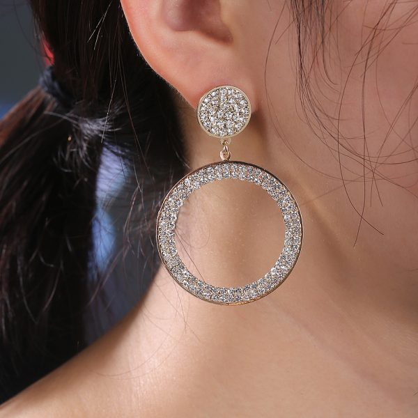 Fashion Nightclub Sexy Temperament Goddess Big Circle Wild Big Earrings