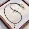 Multi-layer Bracelet Blue Gold Sand Stone Cut Three-ring Bracelet For Women