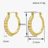 Circle Geometry Simple Retro Sweetheart Earrings Fashion