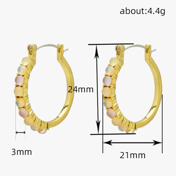 Circle Geometry Simple Retro Sweetheart Earrings Fashion