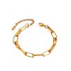 Titanium Steel Bracelet Cross-border Arrival Minimalist Design Plated 18K