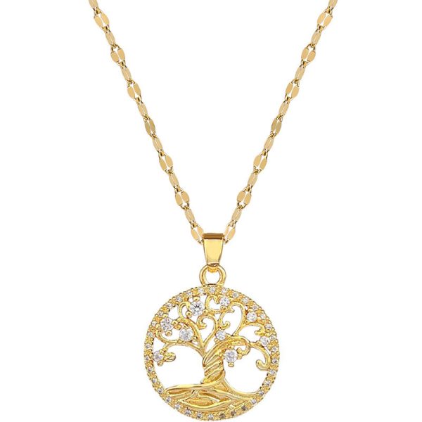 f6e68dbc-413c-4d5a-bea8-5b4c6641162c.jpg Gold-plated Micro-inlaid Full Rhinestone Zircon Lucky Tree Light Luxury Cross-border Necklace