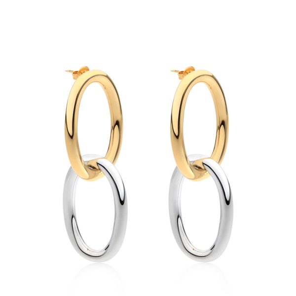 Trendy Earrings Creative Retro Circle Geometric Exaggerated Eardrops