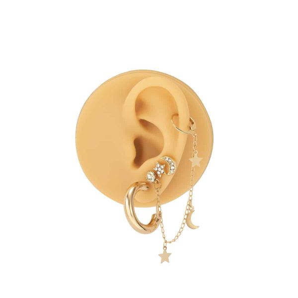 Xingyue Tassel Set Earrings Female Geometric Personality
