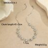 Ocean Wind Stainless Steel Sea Star Shell Pendant Necklace
