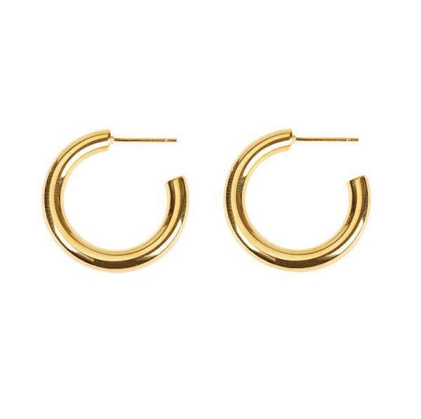 Minimalist C Circle European And American Hoop Wind Ins Super Fire Earrings