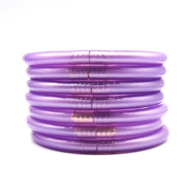 PVC Silica Gel Tube Gold Powder Bracelet