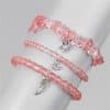 Natural Stone Elastic Bracelet Female
