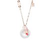 Koi Peace Buckle Necklace Women's Sterling Silver Pendant