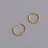 Geometric Ring Circle Twist Ear Buckle Earrings Women