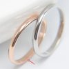 Couple Ultra-fine Glossy Titanium Steel Female Ring