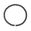 Fine Obsidian Agate Blue San Bracelet