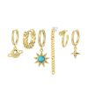 f82277bd-20ee-42c1-b300-352753bb4d6d.jpg Planet Sun Earring Set Exaggerated Asymmetric