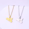 Women's Geometric Necklace Stainless Steel Pendant