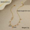 Multicolor Zircon Tassel Pendant Necklace
