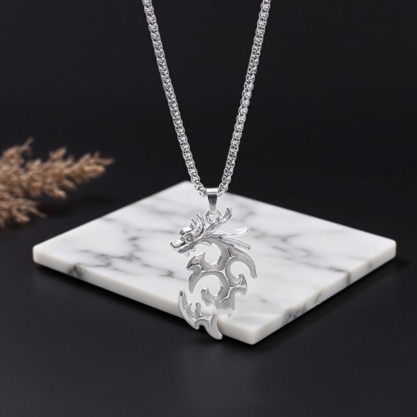Luminous Flame Dragon Necklace Personality