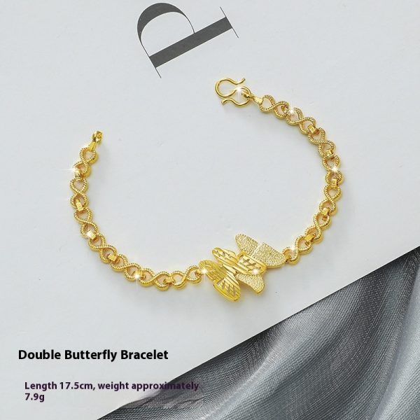 New Fashion Personality Placer Gold Bracelet Women