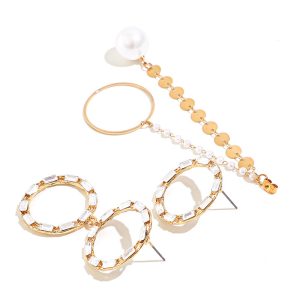 Big Circle Long Korean Temperament Earrings
