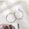 Exaggerated Circle Earrings Female Korean Temperament Simple