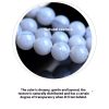 Crystal Natural Blue Pattern Agate Ball Blue Striped Agate Scattered Beads Bracelet