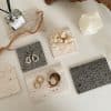 Super Beautiful Cave Stone Ins Wind Jewelry Display Props Beige Stone Cushion
