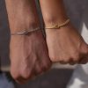 Valentine's Day Knot Snake Stainless Steel Knot Couple Bracelet